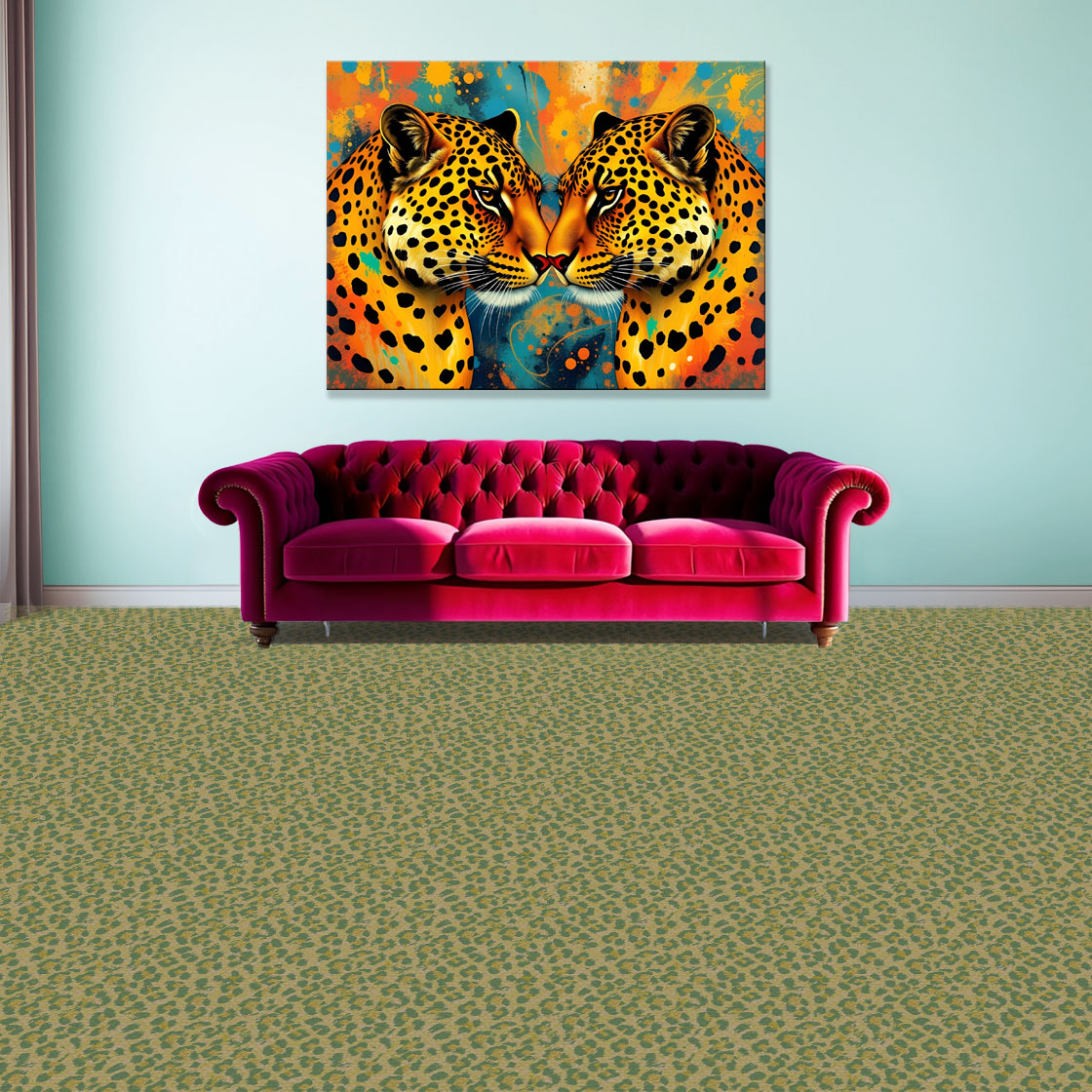 Teppichboden Leopard Latifah Teppichboden mit Leopardenmuster